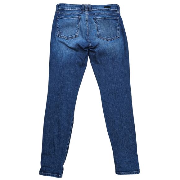 Distressed Jeans KFTK Mia Toothpick Size 6 Dark Stretch Skinny Denim Kut Kloth - Picture 10 of 10